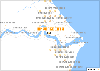 map of Kampong Benta