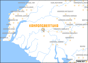 map of Kampong Bentuka