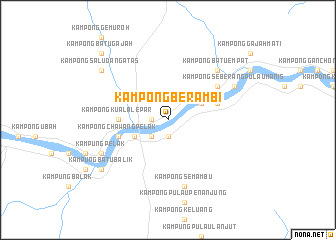 map of Kampong Berambi