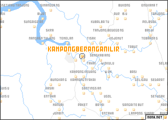 map of Kampong Berangan Ilir