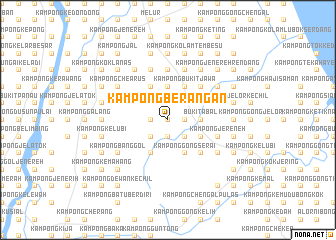 map of Kampong Berangan