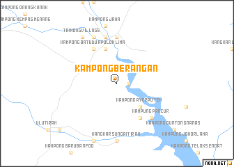 map of Kampong Berangan