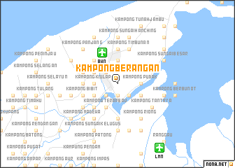 map of Kampong Berangan