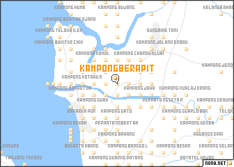 map of Kampong Berapit