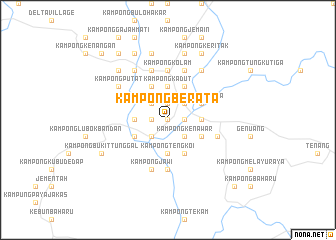 map of Kampong Berata