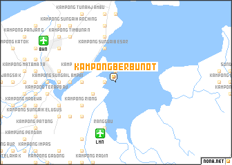 map of Kampong Berbunot