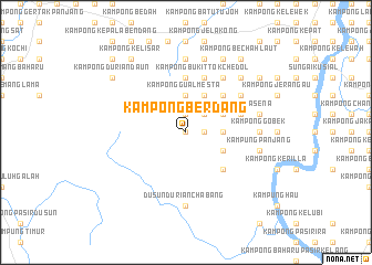 map of Kampong Berdang