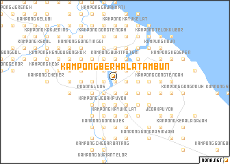 map of Kampong Berhala Tambun