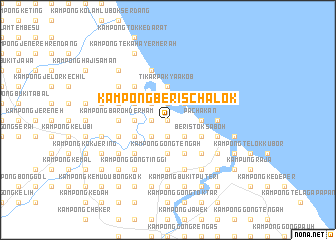 map of Kampong Beris Chalok