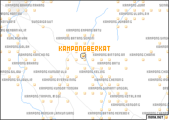 map of Kampong Berkat