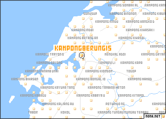 map of Kampong Berungis