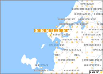 map of Kampong Besabak