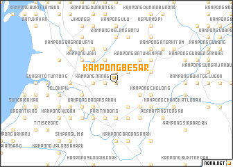 map of Kampong Besar