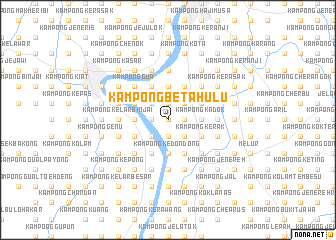 map of Kampong Beta Hulu