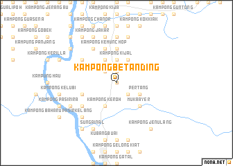 map of Kampong Betanding