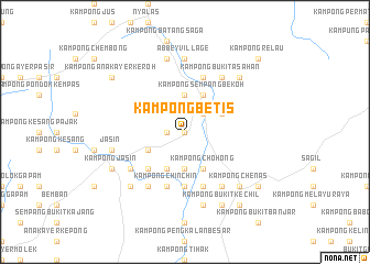 map of Kampong Betis