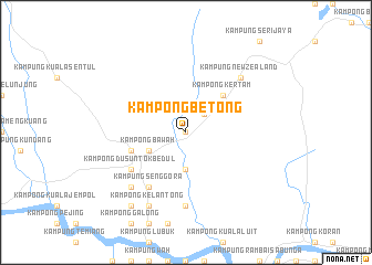 map of Kampong Betong