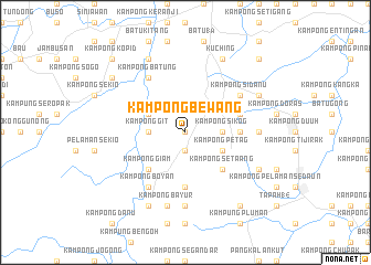 map of Kampong Bewang