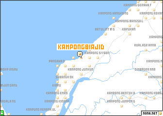 map of Kampong Biajid