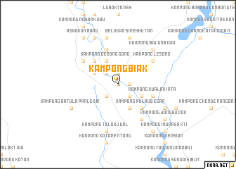 map of Kampong Biak