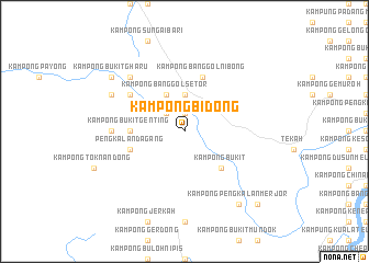map of Kampong Bidong
