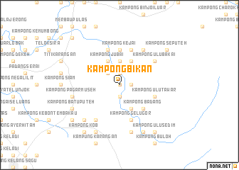 map of Kampong Bikan