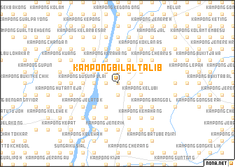 map of Kampong Bilal Talib