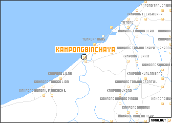 map of Kampong Binchaya