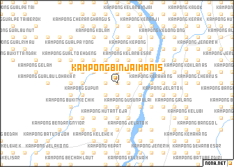 map of Kampong Binjai Manis