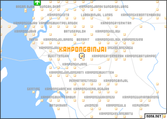 map of Kampong Binjai