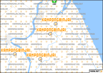 map of Kampong Binjai