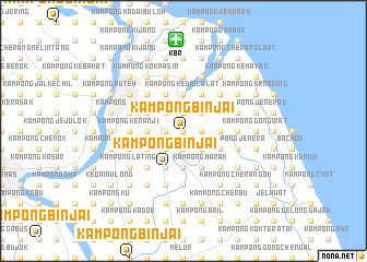 map of Kampong Binjai