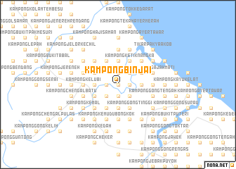 map of Kampong Binjai