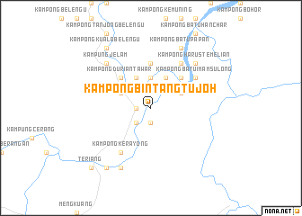map of Kampong Bintang Tujoh