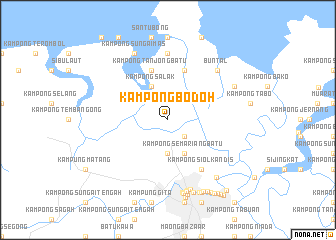 map of Kampong Bodoh