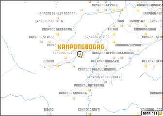 map of Kampong Bogag
