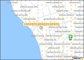 map of Kampong Bohor Karang