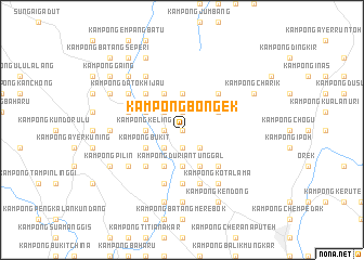 map of Kampong Bongek