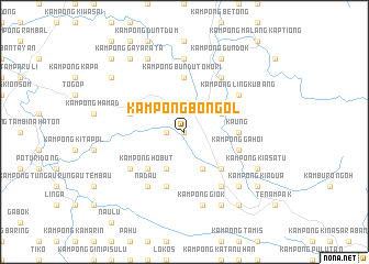 map of Kampong Bongol