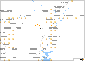 map of Kampong Bor