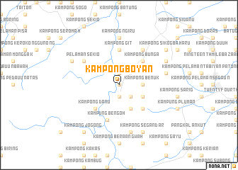 map of Kampong Boyan