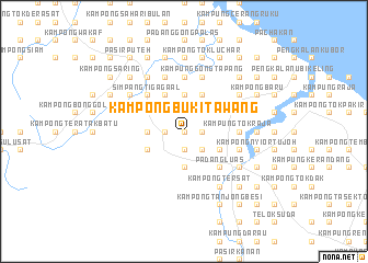 map of Kampong Bukit Awang