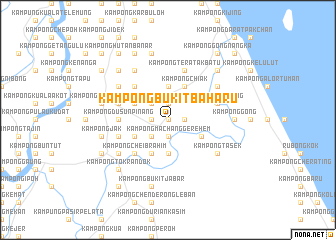 map of Kampong Bukit Baharu