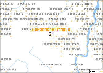 map of Kampong Bukit Bala