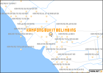 map of Kampong Bukit Belimbing