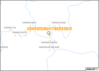 map of Kampong Bukit Berengin