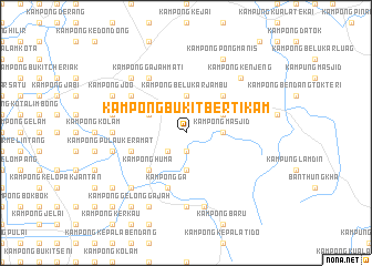 map of Kampong Bukit Bertikam