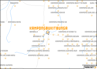 map of Kampong Bukit Bunga