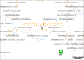 map of Kampong Bukit Changgang