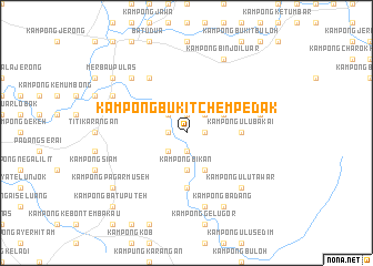 map of Kampong Bukit Chempedak